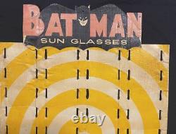Rare Batman Sun Glasses Store Display 1966 Gilbert DC Comics