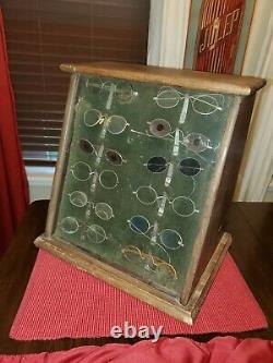 Rare Eye Glass Optometrist Display Advertising counter display salesman