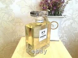 Rare Giant Glass Factice Chanel N°5 L'eau Store Display (2 Liters /not Perfume)