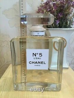 Rare Giant Glass Factice Chanel N°5 L'eau Store Display (2 Liters /not Perfume)