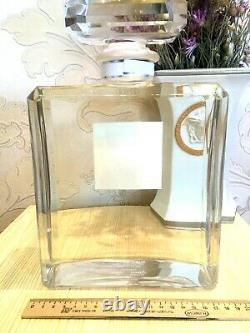 Rare Giant Glass Factice Chanel N°5 L'eau Store Display (2 Liters /not Perfume)