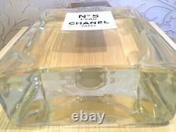 Rare Giant Glass Factice Chanel N°5 L'eau Store Display (2 Liters /not Perfume)