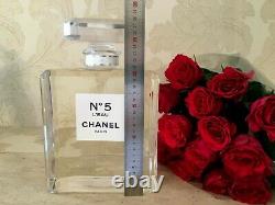 Rare Glass Giant Factice Chanel N°5 L'eau Store Display (2 Liters)