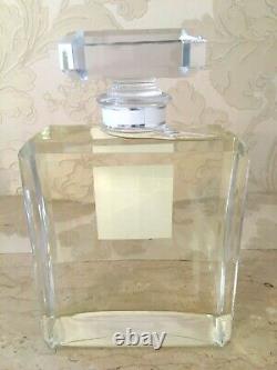 Rare Glass Giant Factice Chanel N°5 L'eau Store Display (2 Liters)