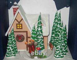 Rare! Hallmark Animated Store Display 1991 Bringing Home The Tree + Ornaments