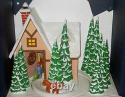 Rare! Hallmark Animated Store Display 1991 Bringing Home The Tree + Ornaments