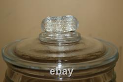 Rare Original 1930's Planters Peanuts Glass Store Display Nuts Candy Jar Sign