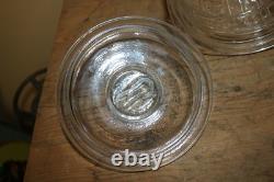 Rare Original 1930's Planters Peanuts Glass Store Display Nuts Candy Jar Sign