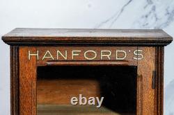 Rare Original Hanford's Balsam Myrrh Medicine Advertising Store Display Cabinet