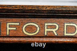 Rare Original Hanford's Balsam Myrrh Medicine Advertising Store Display Cabinet