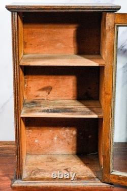 Rare Original Hanford's Balsam Myrrh Medicine Advertising Store Display Cabinet