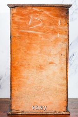 Rare Original Hanford's Balsam Myrrh Medicine Advertising Store Display Cabinet