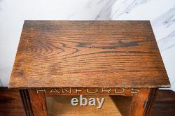 Rare Original Hanford's Balsam Myrrh Medicine Advertising Store Display Cabinet