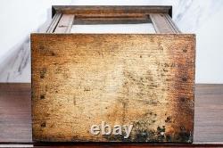 Rare Original Hanford's Balsam Myrrh Medicine Advertising Store Display Cabinet