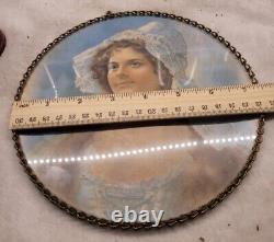 Rare Proctor & Gamble Ivory Soap PURITY Advertising Glass Chain Frame Store Sign