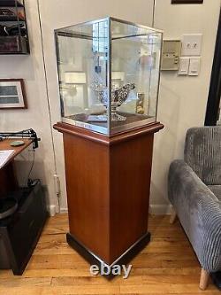 Rare Tiffany & Co Glass Display Case / Cabinet / Pedestal, 1980s Jewelry Store