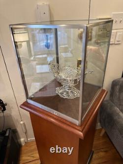 Rare Tiffany & Co Glass Display Case / Cabinet / Pedestal, 1980s Jewelry Store