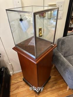 Rare Tiffany & Co Glass Display Case / Cabinet / Pedestal, 1980s Jewelry Store