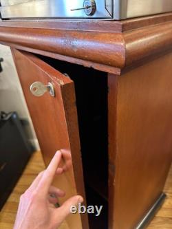 Rare Tiffany & Co Glass Display Case / Cabinet / Pedestal, 1980s Jewelry Store