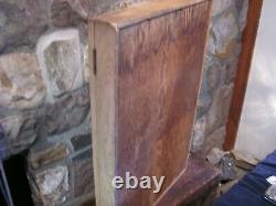 Rare Utica Drop Forge & Tool Store Display Utica NY Glass Cabinet Antique
