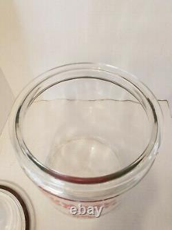 Rare Vintage 1950's Humpty Dumpty Glass Store Display Jar 2 1/2 Gallon Chips