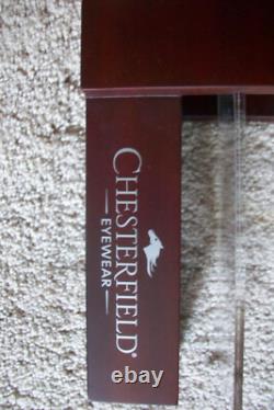 Rare Vintage Advertising eyewear display. Chesterfield eyewear