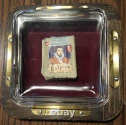 Rare, Vintage Glass, Counter Top Change Tray, Raleigh Cigarettes