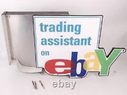 Rare eBay Trading Assistant Store 23-1/2 x 18 x 3 Plexiglass Advertising Sign