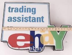 Rare eBay Trading Assistant Store 23-1/2 x 18 x 3 Plexiglass Advertising Sign