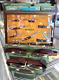 Remington Knife Case Store Display Wood/glass With 7 Boxes & 7 Extra Knives