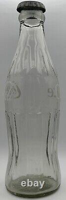 Replica Coca Cola Glass Bottle Store Display 20 Inch Oversize Jumbo Painted Logo