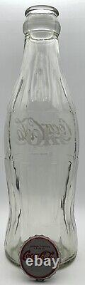 Replica Coca Cola Glass Bottle Store Display 20 Inch Oversize Jumbo Painted Logo