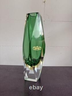 Rolex Glass Store Display flower Vase Vintage Object Used from Japan