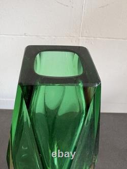Rolex Glass Store Display flower Vase Vintage Object Used from Japan