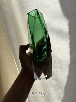 Rolex Glass Store Display flower Vase Vintage Object Used from Japan