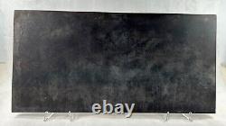 Roseville Pottery Black Glass Sold Here Dealer Advertising Sign Unframed 8x16