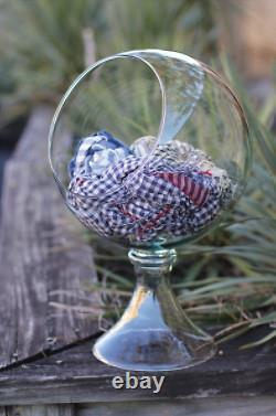 Round Glass Store Display Clear