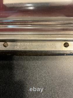 SCARCE ORIGINAL BOX, VINTAGE GLASS CHANGE TRAY, RALEIGH CIGARETTES 1920's