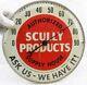 Scully Products Industrial Advertising Store Display Thermometer. Pam Clock Co