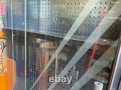 SEGA Video Game STORE DISPLAY Lighted Cabinet Metal & Glass (Genesis CD Saturn)