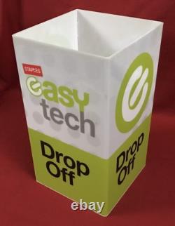 STAPLES easy tech Drop Off Register Light Shade 14 Plexiglass Cover