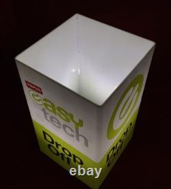 STAPLES easy tech Drop Off Register Light Shade 14 Plexiglass Cover
