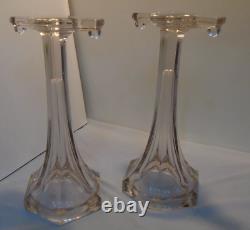 SUN PURPLE Glass Shelf Riser Pedestal Stand Shelf Support 12 Tall CHIP Vintage