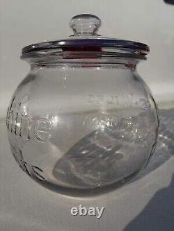 SUNSHINE BISCUITS LOOSE WILES BISCUIT COMPANY Country Store Glass Countertop Jar