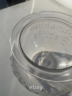 SUNSHINE BISCUITS LOOSE WILES BISCUIT COMPANY Country Store Glass Countertop Jar