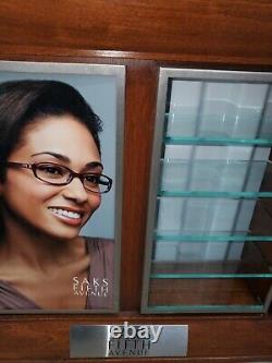 Saks Fifth Avenue Glasses Display Case Store & Display Your Glasses In Style