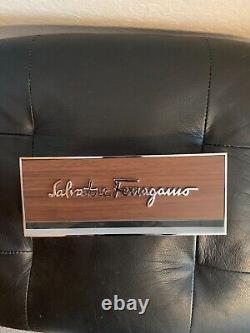 Salvatore Ferragamo Display OFFICIAL DEALER LOGO PLAQUE WITH PLEXIGLASS ACCENT