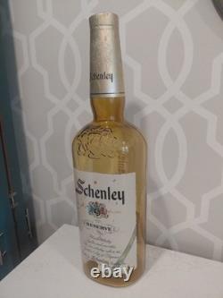 Schenley Whiskey Bottle 26 Glass Bottle Amber Embossed Store Display PA Fresno