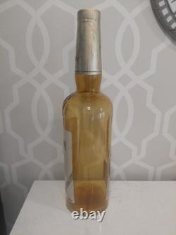 Schenley Whiskey Bottle 26 Glass Bottle Amber Embossed Store Display PA Fresno
