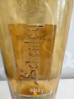 Schenley Whiskey Bottle 26 Glass Bottle Amber Embossed Store Display PA Fresno